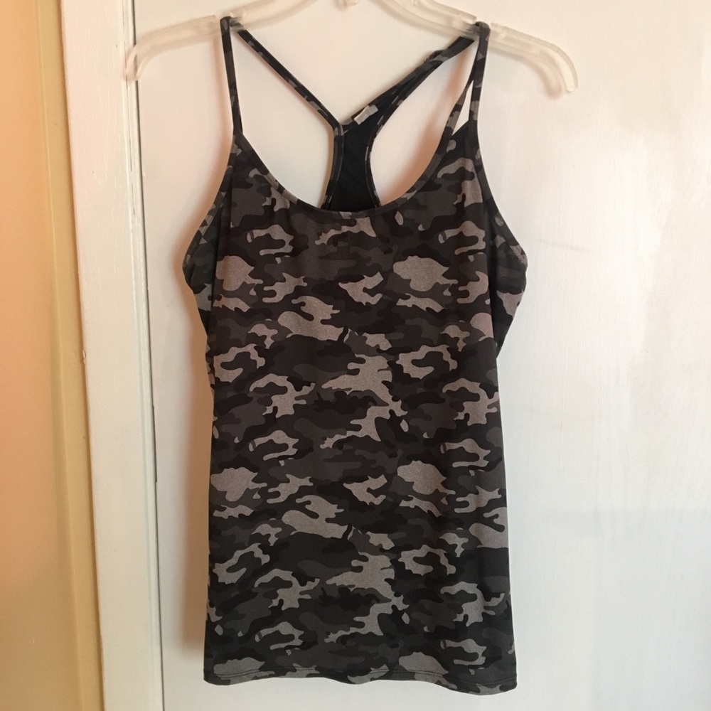 FABLETICS Bra Tank Top, Army/Camo